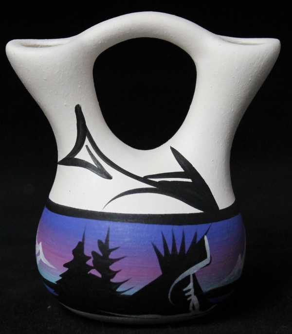 12054 Mountain Rainbow 2 3/4 x 3 Inch Wedding Vase