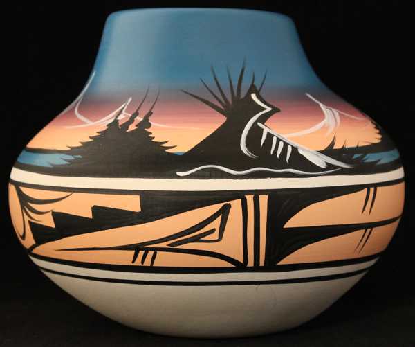 12057 Mountain Rainbow 7 1/2 x 6 Bowl