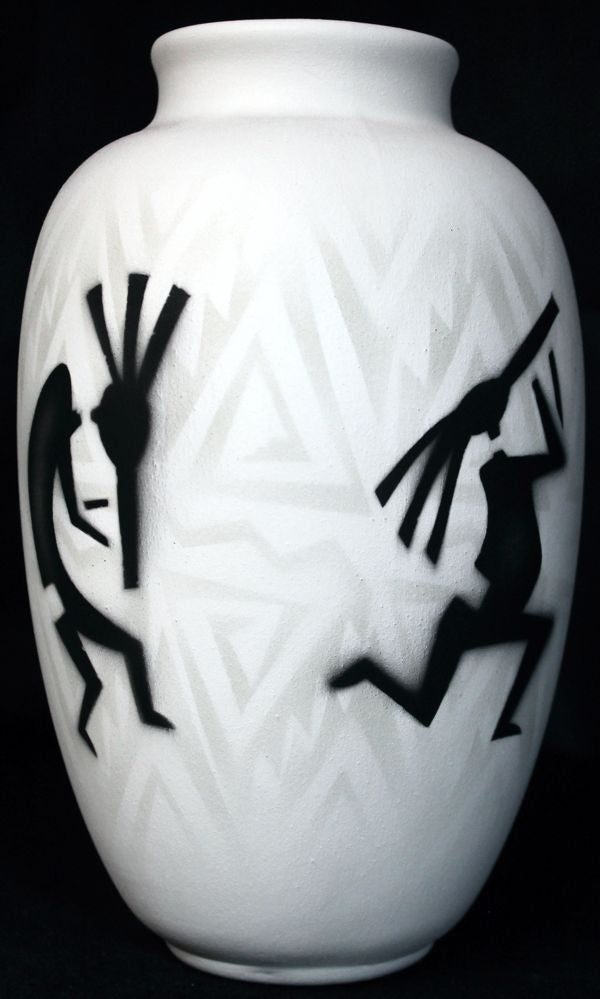 31033 Kokopelli Parade 6 x 10 Ginger Jar