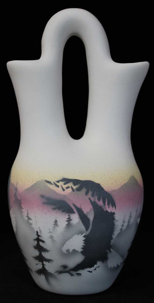 36018 Sacred Messenger 5 1/2 x 10 1/2 Wedding Vase