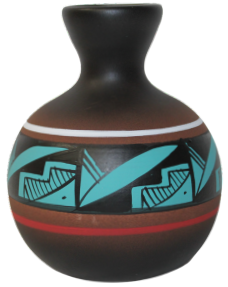 42014 Cindy Blackhorse ACCENTS 4 x 5 1/2 Ball Vase