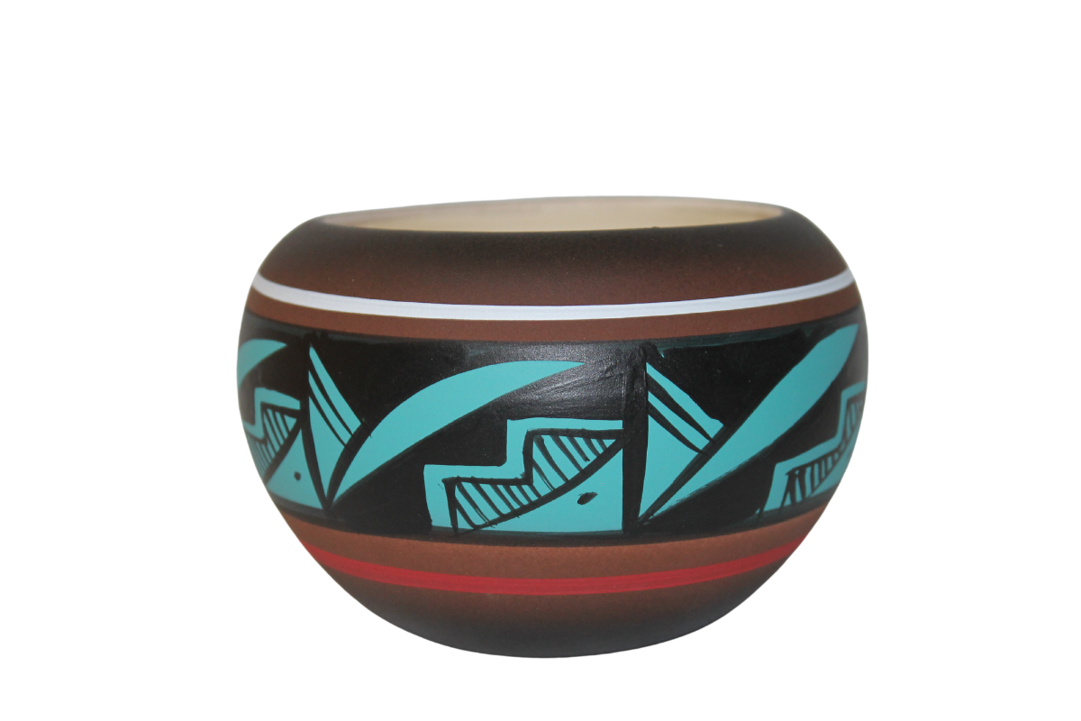 42017 Cindy Blackhorse ACCENTS 4 x 2 3/4 Bowl