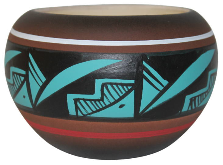 42017 Cindy Blackhorse ACCENTS 4 x 2 3/4 Bowl