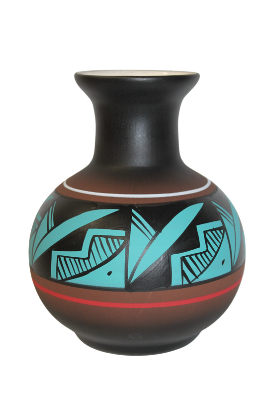 42028 Cindy Blackhorse ACCENTS 5 1/2 x 7 1/2 Ball Vase