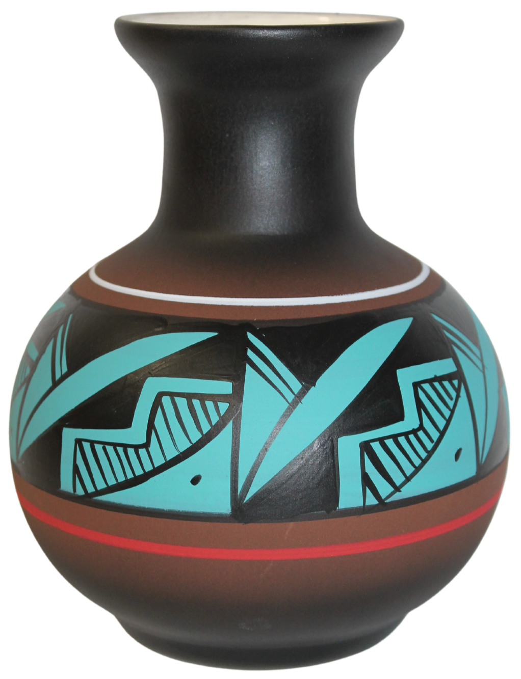 42028 Cindy Blackhorse ACCENTS 5 1/2 x 7 1/2 Ball Vase
