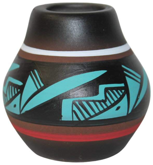 42034 Cindy Blackhorse ACCENTS 2 1/2 x 2 1/2 Miniature Pot