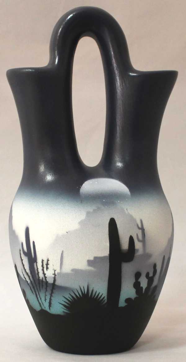 44018 Blue Sonora Desert 5 1/2 x 10 1/2 Wedding Vase