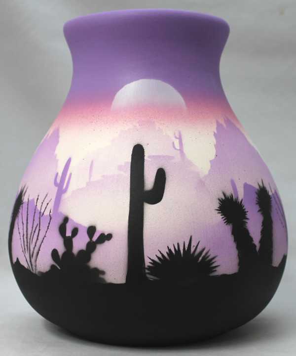 45052 Purple Sonora Desert 8 1/2 x 9 1/2 Pot