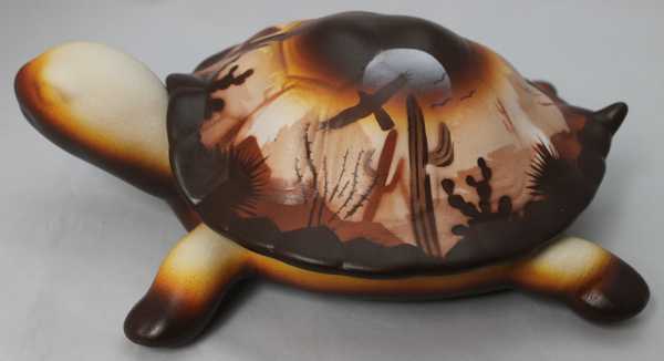46105 Brown Sonora Desert 12 Turtle Box