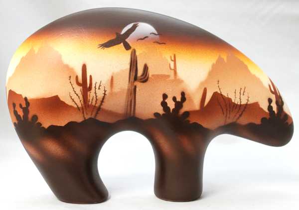 46107 Brown Sonora Desert 12 Large Bear