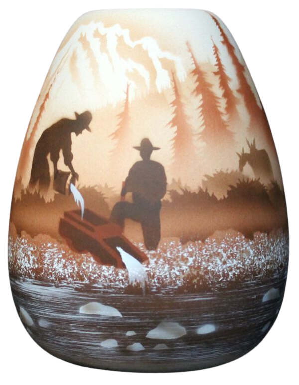 49015 Gold Country 4 x 5 1/2 Vase