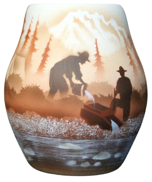 49021 Gold Country 4 1/2 x 5 1/2 Vase