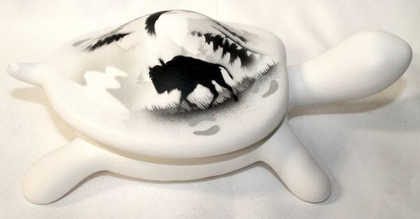 54104 High Country Tracks Buffalo 6 1/2 Turtle Box