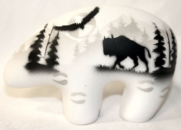 54106 High Country Tracks Buffalo 5 1/2 Small Bear