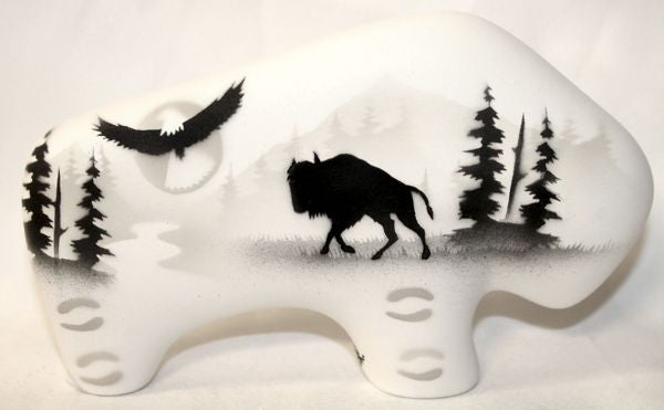 54156 High Country Tracks Buffalo 6 1/2 Petite Buffalo