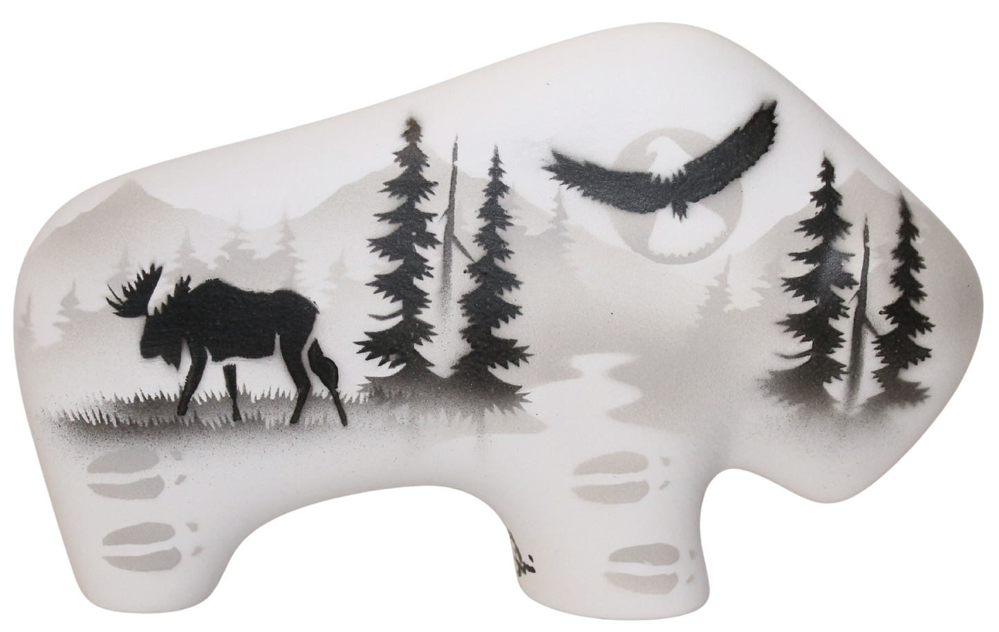 60156 High Country Tracks Moose 6 1/2 Petite Buffalo