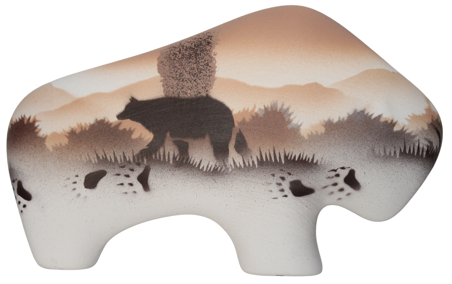 67156 Back Country Tracks Bear 6 1/2 Petite Buffalo