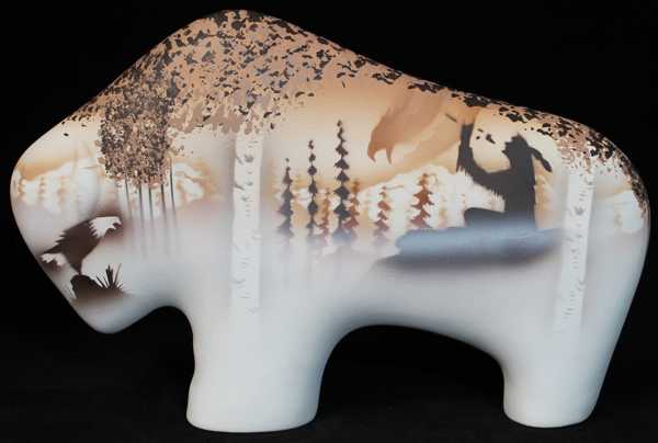 69155 Calling The Spirits 9 Medium Buffalo