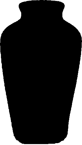 GWT096 Great White Throne 8 x 14 Vase