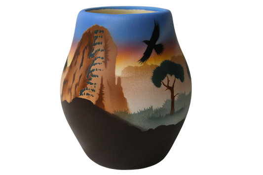 AL021 Angels Landing 4 1/2 x 5 1/2 Vase