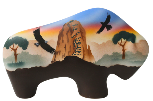 AL151 Angels Landing 3 x 3 Ornament