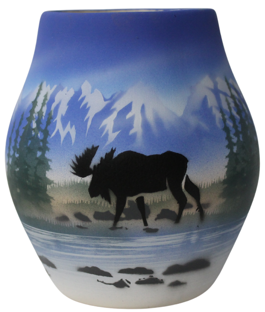 AR021 Alaska Range 4 1/2 x 5 1/2 Vase