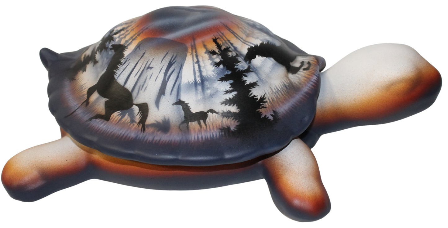 DTLT Devils Tower Horses Large Turtle