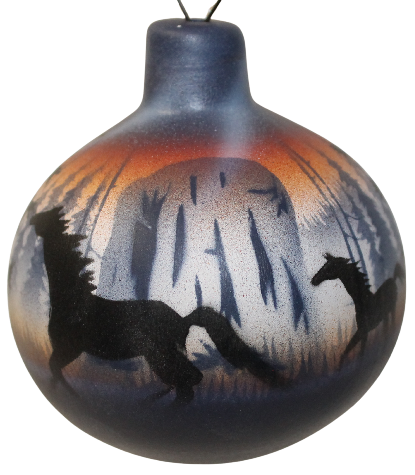 DTOR Devils Tower Horses Ornament