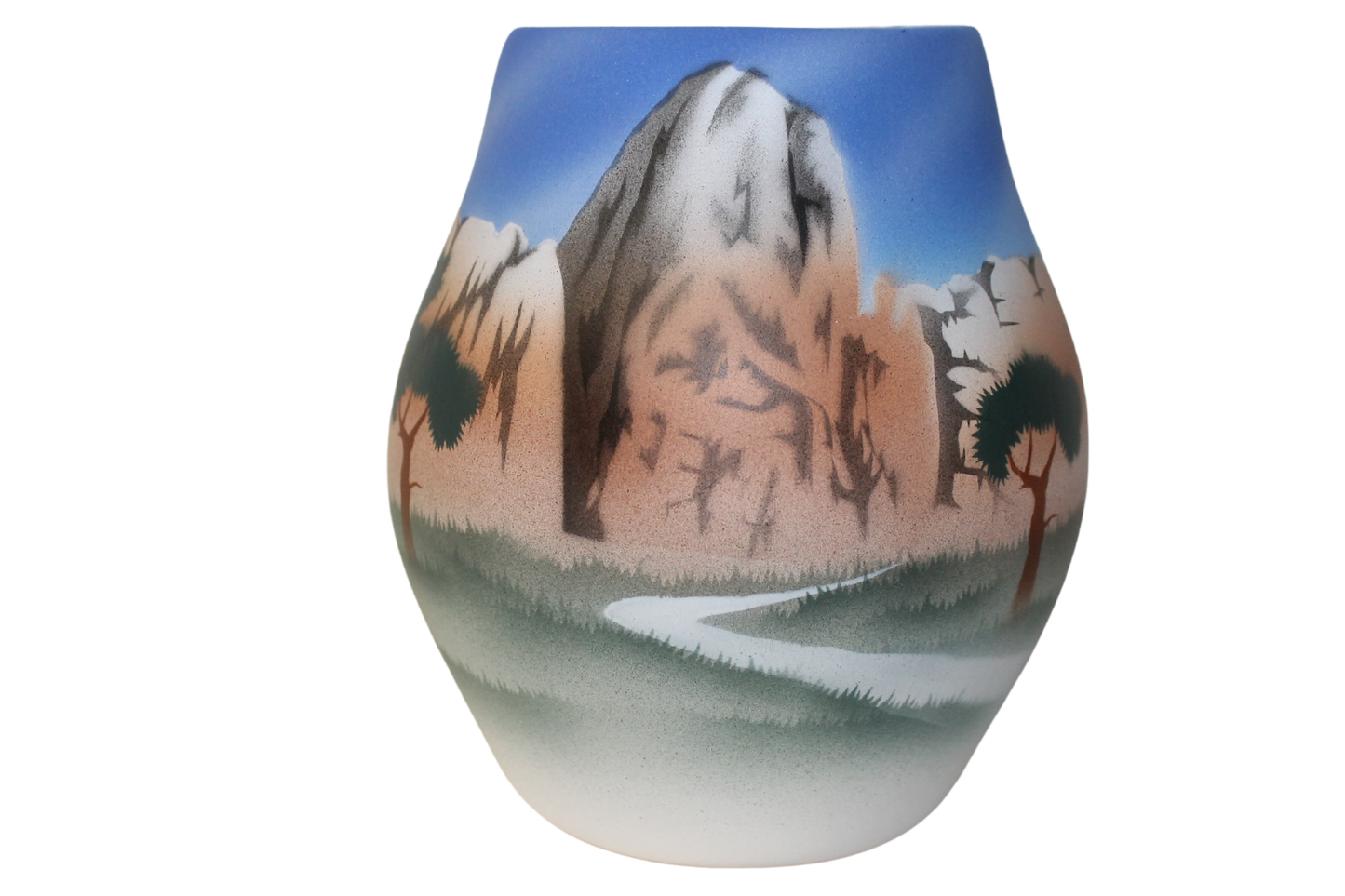 GWT021 Great White Throne 4 1/2 x 5 1/2 Vase