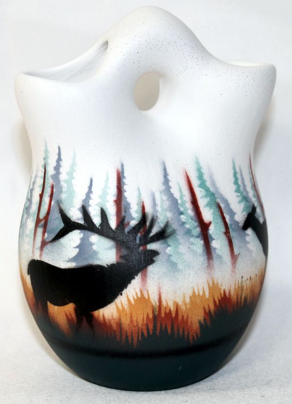 MTB7 Morning Mist -Elk 3 x 4 Wedding Vase