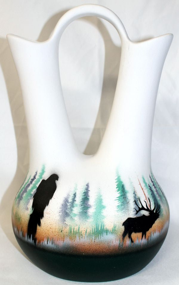 MTC7 Morning Mist -Elk 7 1/2 x 12 Wedding Vase