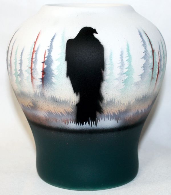 MTM2 Morning Mist -Elk 5 x 5 1/2 Vase