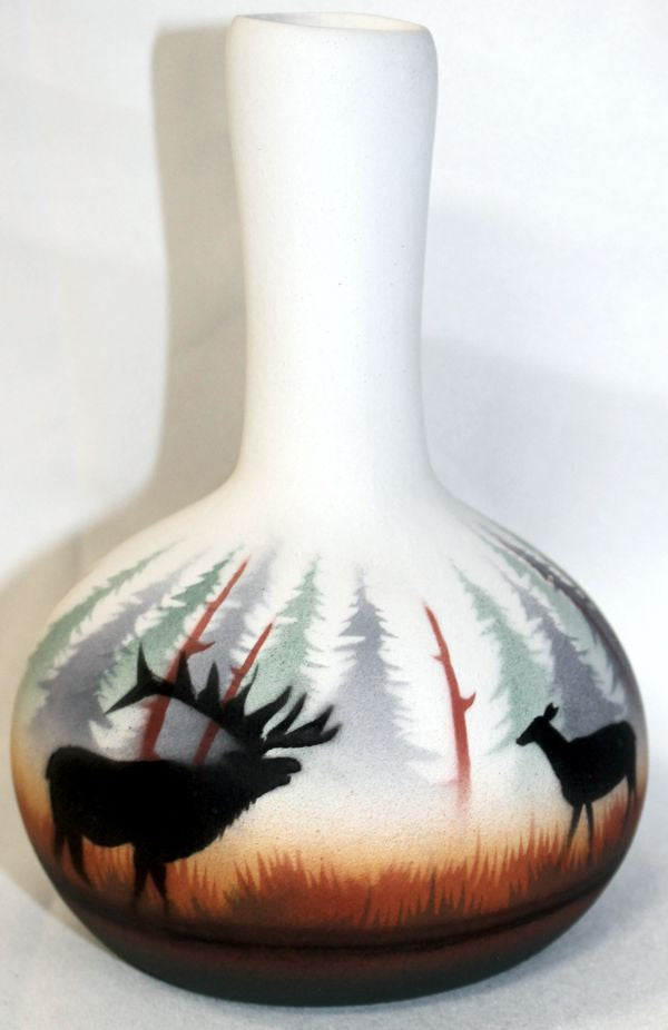 MTS3 Morning Mist 3 1/2 x 5 1/2 Ball Vase
