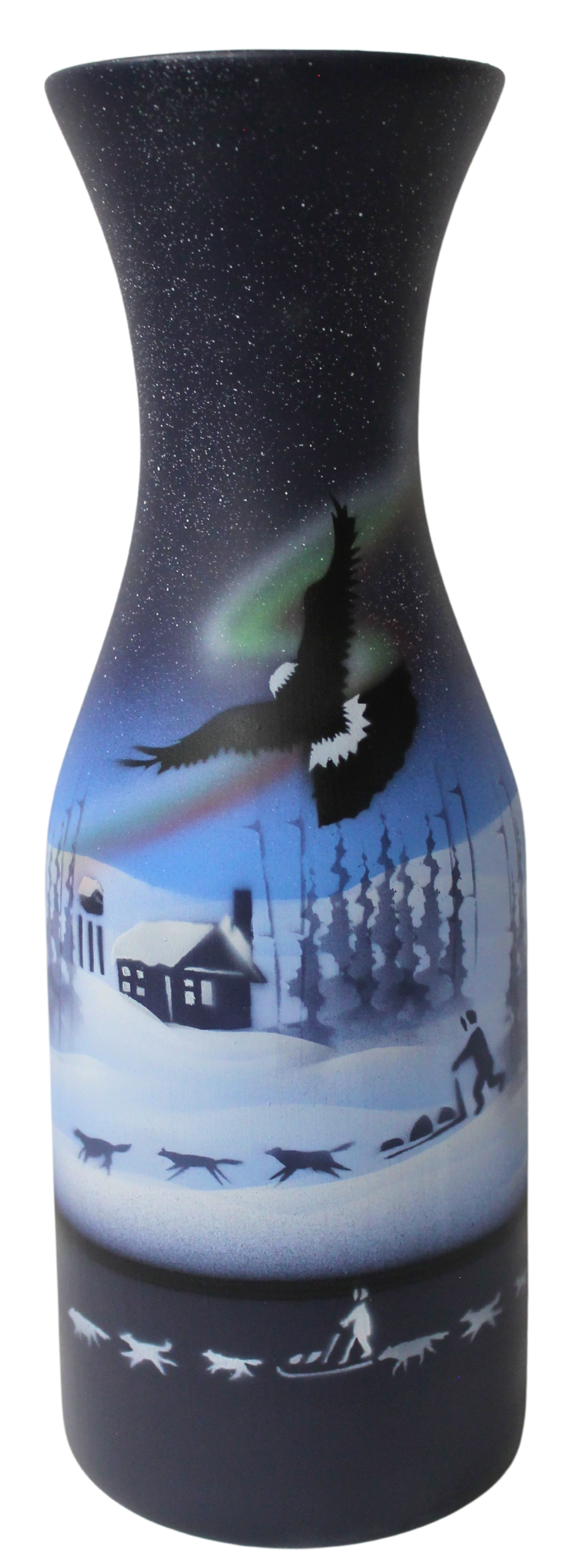 NLE1 Northern Lights 4 1/2 x 11 1/2 Flower Vase
