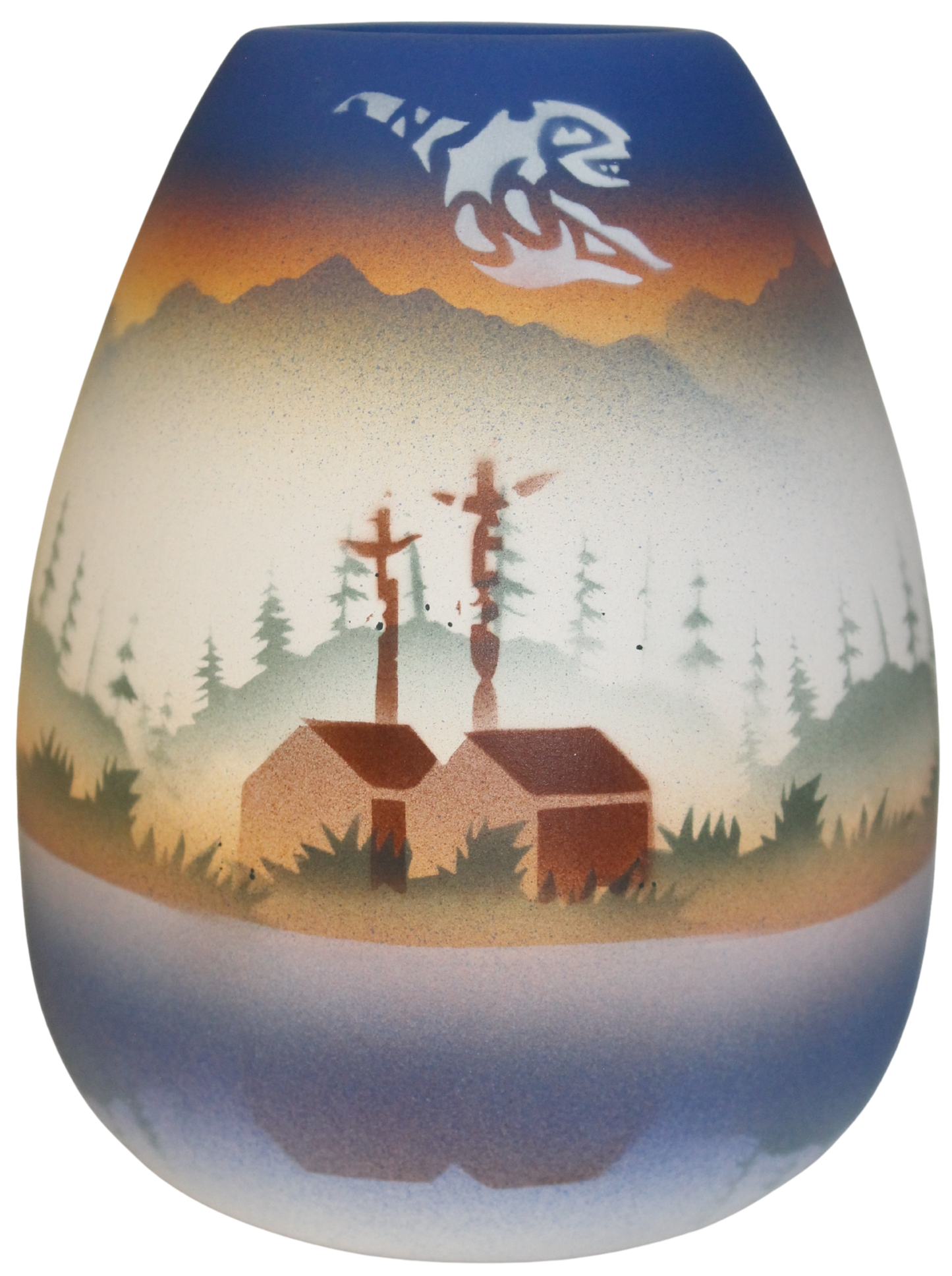 TS015 Totem Spirit 4 x 5 1/2 Vase