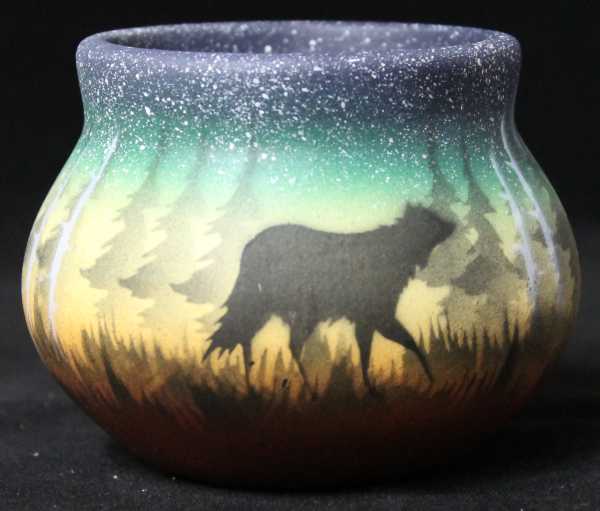 WSB3 Woodland Shadows - Wolf Mini Pot