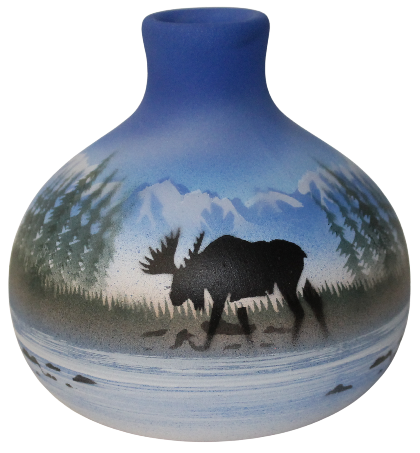 AR083 Alaska Range 3 1/2 x 3 1/2 Ball Vase