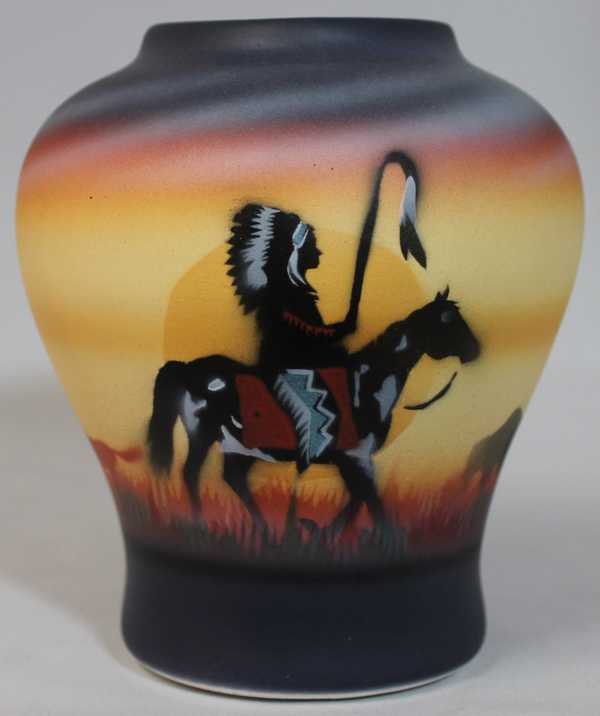CHM2 Proud Chief 5 x 5 1/2 Vase