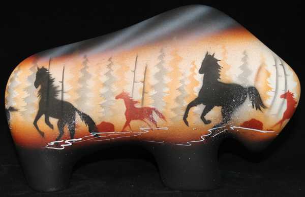 BFPB Born Free Horses 6 1/2 Petite Buffalo