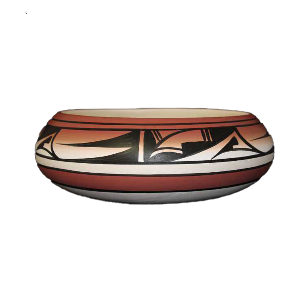 10071 Indian Rainbow  10 1/2 x 3 1/2 Inch Bowl