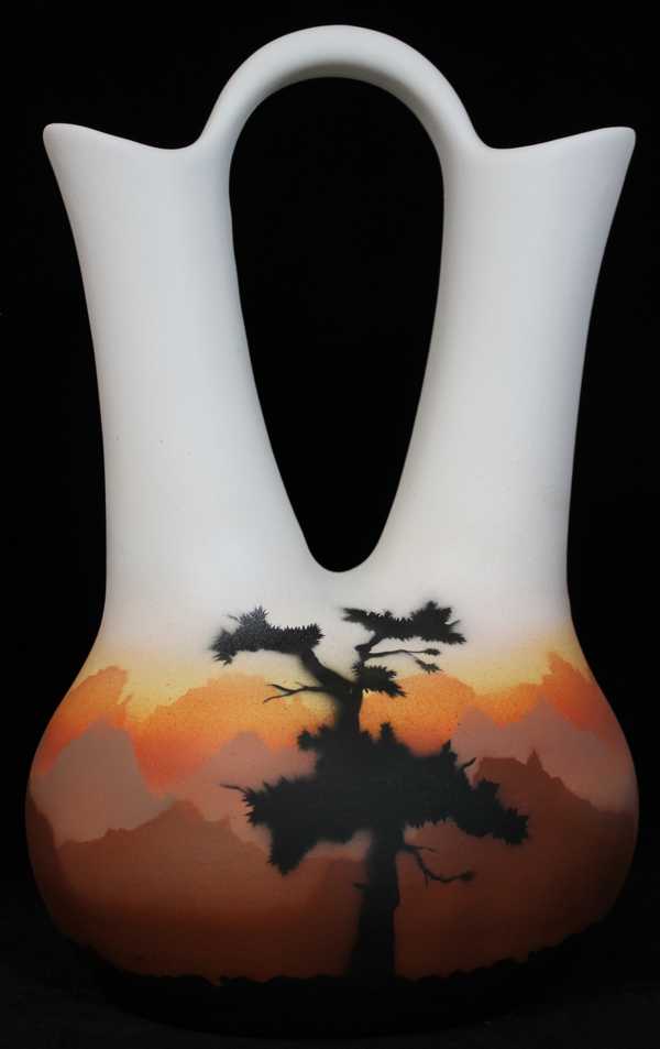 35065 Sunset Canyon  7 1/2 x 12 Wedding Vase