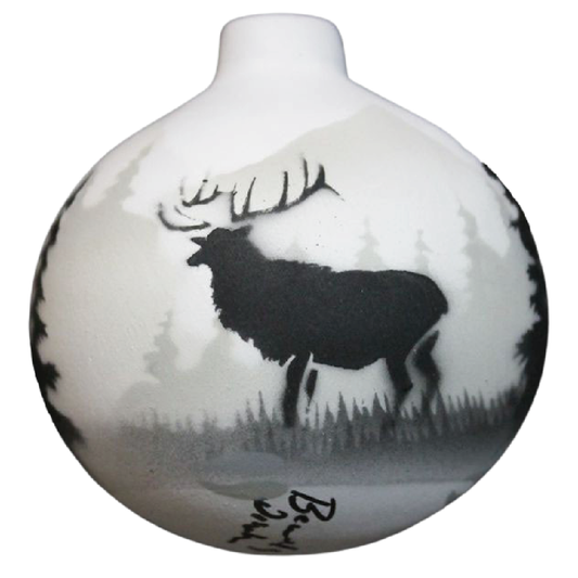 63151 High Country Tracks Elk Ornament