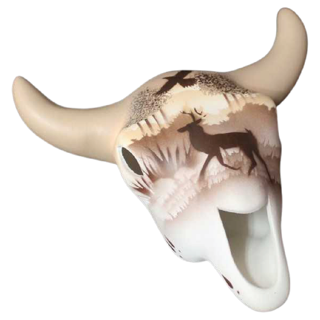 66115 Back Country Tracks Deer 6 Skull