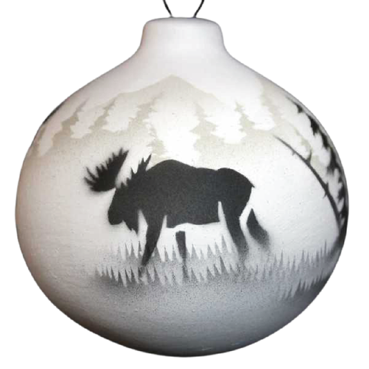 60151 High Country Tracks Moose Ornament