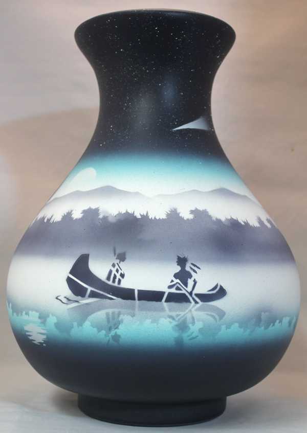 38136 Native Dream  10 1/2 x 14 1/2 Vase