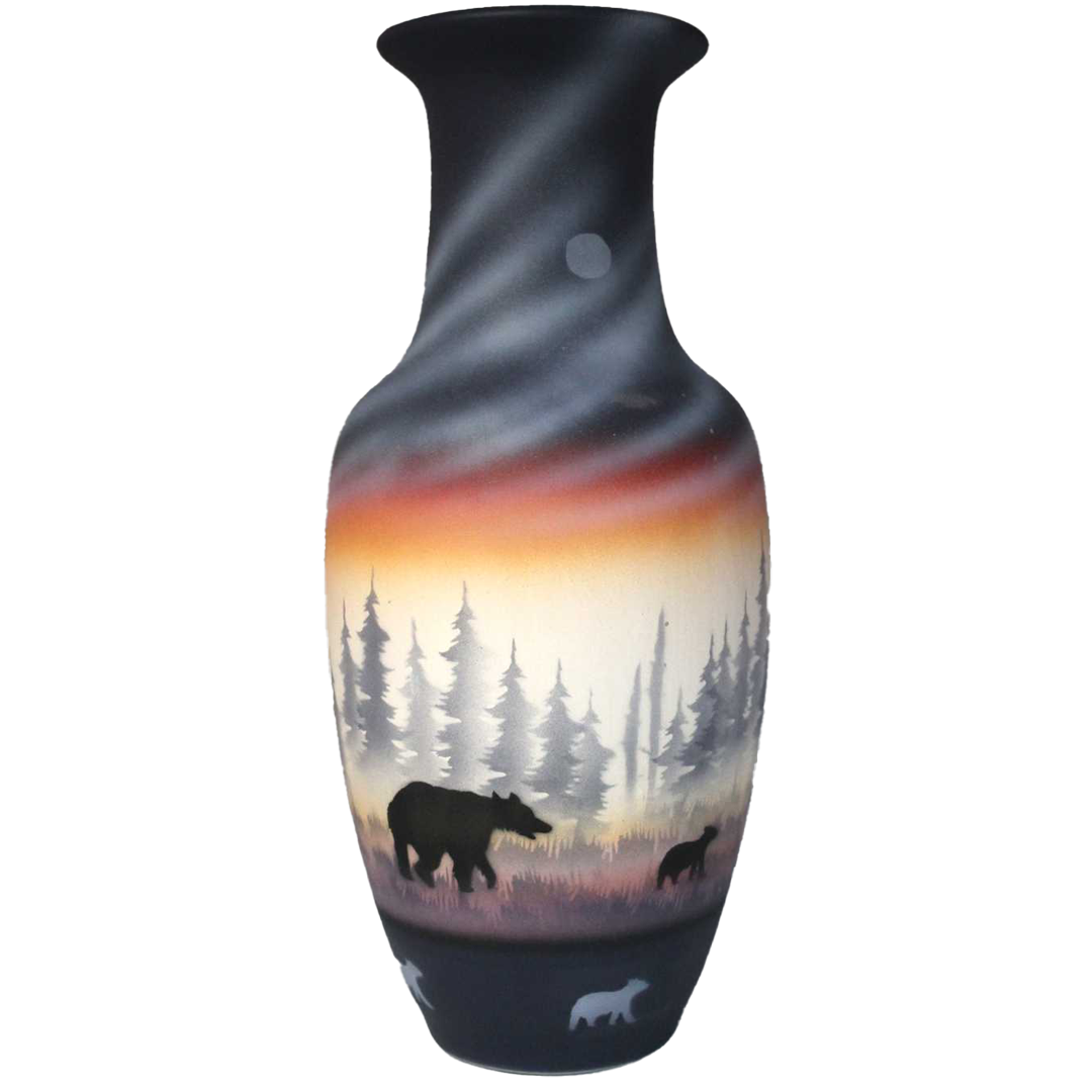 BVC3 Bear Valley 6 x 14 Totem Vase