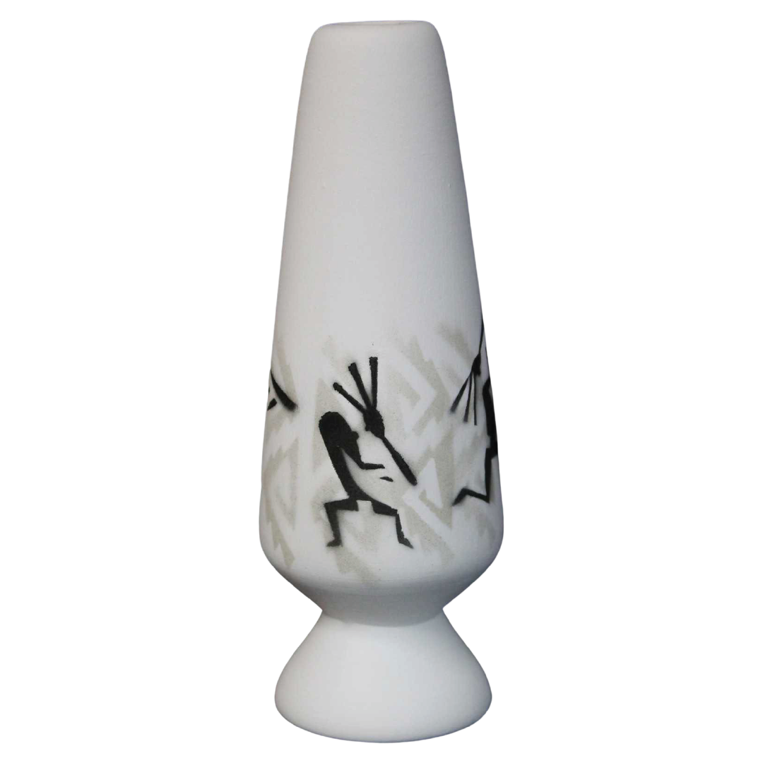 31077 Kokopelli Parade  2 x 6 Bud Vase