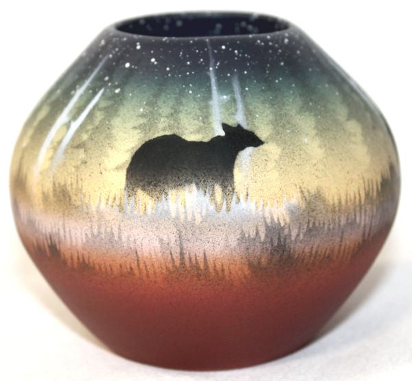 39035 Woodland Shadows - Bear Mini Pot