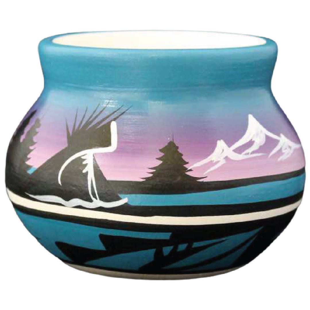 12060 Mountain Rainbow Mini Pot