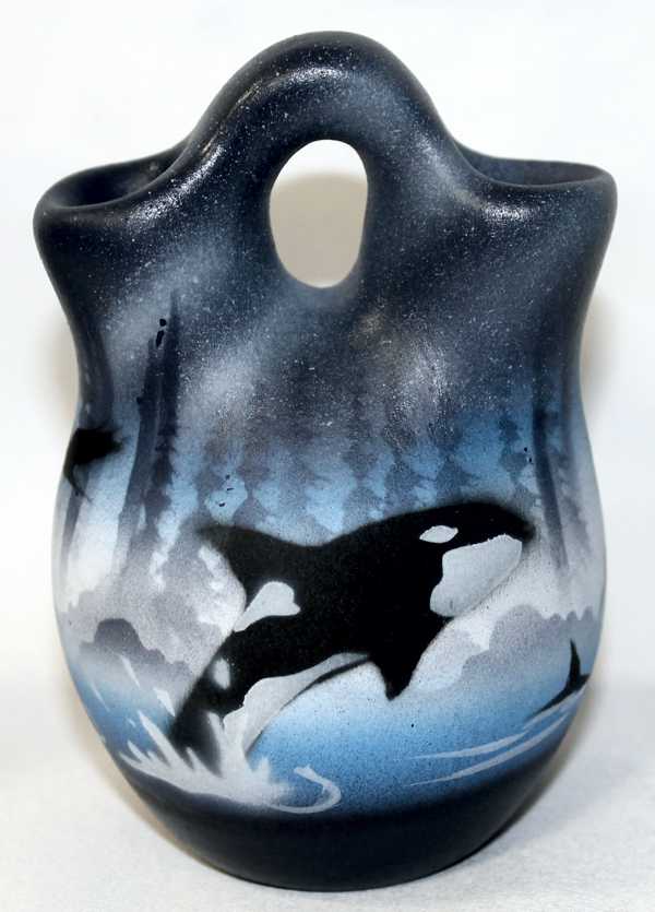 WBB7 Whaler Bay 3 x 4 Wedding Vase